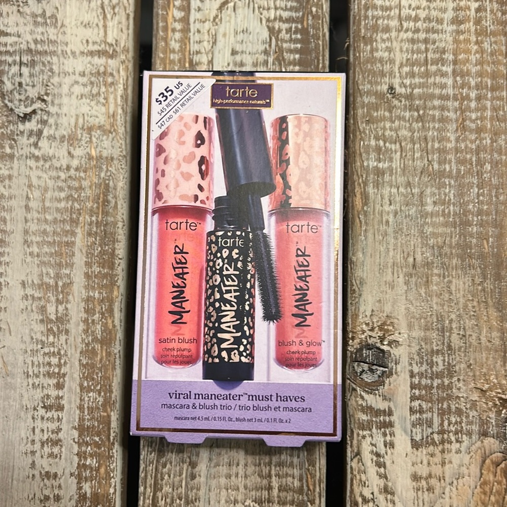 NWT Tarte Holiday Gift Set Maneater Must Haves!!